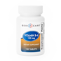 Geri-Care Geri-Care 854-01-GCP-Geri-Care Vitamin B-6 Supplement, Vitamin B Supplements (CS)