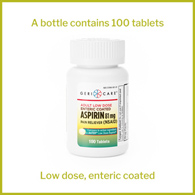 McKesson Geri-Care 981-01-GCP-Geri-Care Aspirin Pain Relief (CS/12)