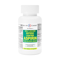 Geri-Care 981-10-GCP-Geri-Care Low Dose Aspirin, Pain Relief (CS) - Geri-Care Low Dose Aspirin