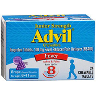 Advil Glaxo Consumer Products 00573017920-Advil Junior Strength Ibuprofen Pain Relief, Pain Relief (BT/24)