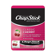 ChapStick Glaxo Consumer Products 00573070512-ChapStick Cherry Lip Balm, 0.15 oz Tube, Lip Balm (CT/12)