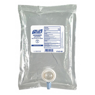 Purell Advanced GOJO 4163-08-Purell Green Certified Advanced Hand Sanitizer Gel, 1000 mL Dispenser Refill Bag, Hand (EA/1)
