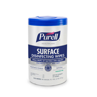 Purell Healthcare GOJO 9340-06-Purell Healthcare Surface Disinfectant Cleaner Premoistened Alcohol Based Manual Pull (CT/110)