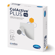 ColActive Plus Ag Hartmann 10330000-ColActive Plus Ag Collagen Dressing with Silver, 2 x 2 in, Silver Dressings (EA/1)