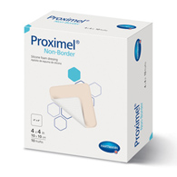 Proximel Basic Non-Border Hartmann 15713107-Foam Dressing Proximel Basic Non-Border 4 x 4 in Without Border (BX/10)