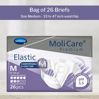 MoliCare Premium Elastic 8D Hartmann 165472-MoliCare Premium Elastic Incontinence Brief, 8D, Medium (CS/78)