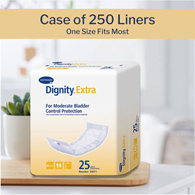 Dignity Extra Hartmann 30071-Dignity Extra For Moderate Incontinence Liner, 12 in Length, Pads & Liners (CS/250)