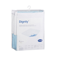Dignity Washable Sheet Protector Hartmann 34018-Dignity Washable Protectors Underpad with Tuckable Flaps, 35 x 35 (EA/1)