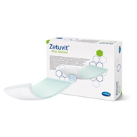 Zetuvit Plus Silicone Non-Bordered Hartmann 413118-Zetuvit Plus Silicone Super Absorbent Dressing, 8 x 10 in (EA/1)