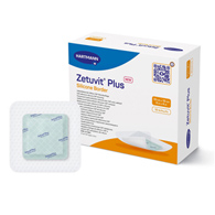 Zetuvit Plus Silicone Border Hartmann 413901-Zetuvit Plus Silicone Border Super Absorbent Dressing, 4 x 4 in, Super (BX/10)