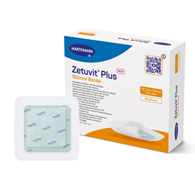 Zetuvit Plus Silicone Border Hartmann 413902-Zetuvit Plus Silicone Border Super Absorbent Dressing, 5 x 5 in, Super (BX/10)