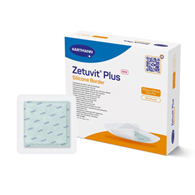 Zetuvit Plus Silicone Border Hartmann 413924-Zetuvit Plus Silicone Border Super Absorbent Dressing, 7 x 7 in, Super (EA/1)