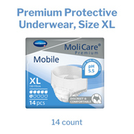 MoliCare Premium Mobile 6D Hartmann 915834-MoliCare Mobile Absorbent Underwear, Extra Large (BG/14)