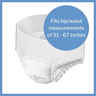 MoliCare Premium Mobile 6D Hartmann 915834-MoliCare Mobile Absorbent Underwear, Extra Large (BG/14)