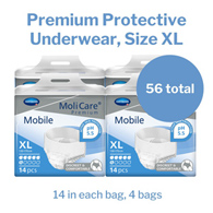 MoliCare Premium Mobile 6D Hartmann 915834-MoliCare Mobile Absorbent Underwear, Extra Large (CS/56)