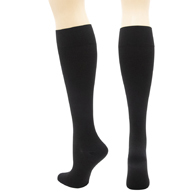 6 Pack of Mobius Wellness 20-30 mmHg Microfiber Knee High Soft Top Stockings