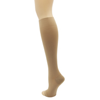 Mobius Wellness 20-30 mmHg Microfiber Knee High Soft Top Stockings w/ Open Toe