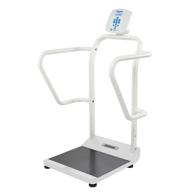 Healthometer 1100 Bariatric Platform Scale with Extra-Wide Handrails - Hgt Rod and Wireless Options