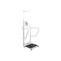 Healthometer 1100KLHR Digital Platform Scale w/ Extra-Wide Handrails and Mechanical Height Rod