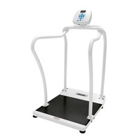 Healthometer 2101KG-BT Digital Platform Scale w/ Handrails, KG Only w/ Built-In Wireless