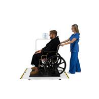 Healthometer 2610 Series Two-Ramp Digital Wheelchair Scale, White, Options: LB/KG, KG Only, Wireless