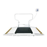 Healthometer 2622KL ADA-Compliant Wheelchair & Stand-On Scale - XL Platform Dual Ramps - LB/KG