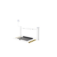 Healthometer 2920-AM ADA-Compliant Antimicrobial Wall-Mounted Fold-Up Wheelchair Scale