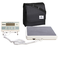 Healthometer 349KLX Remote Display Digital Floor Scale with Case