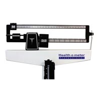 Healthometer 402LB Physician Beam Scale w/ Height Rod, LB Only - 400 lb Capacity
