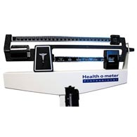 Healthometer 450KL Beam Scale w/ Height Rod, Rotating Poise Bar, Counterweights
