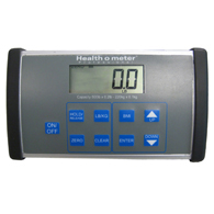 Healthometer 498KL, 660 lb/300 kg, Remote Display Digital Floor Scale with AC Adapter