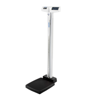 Healthometer 502KL-BT Digital Physician Scale w/ Digital Height Rod & Built-In Wireless - LB/KG