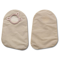 Hollister 18382 Two-Piece Closed End Transparent Filtered Mini Ostomy Pouch, 7" Length, 1-3/4 (BX)