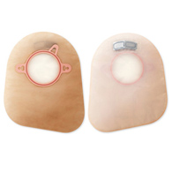 Hollister 18383 Two-Piece Closed End Transparent Filtered Ostomy Pouch, 7" Length, 2-1/4"