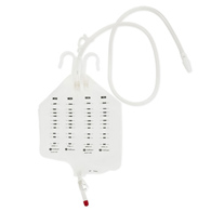 Hollister 9839-Hollister Urinary Drain Bag, Anti-Reflux, 2000 mL, Vinyl, Ostomy Collection Bags & Kits (BX/20)