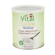 Hormel Vital Cuisine PROPASS Hormel 13126 Vital Cuisine ProPass Instant Whey Protein Supplement, 7-1/2 oz (CS/4)