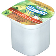 Hormel 32870 Thick & Easy Clear Honey Consistency Iced Tea Thickened Beverage, 4 oz Cup