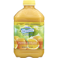 Hormel 40123 Thick & Easy Clear Honey Consistency Orange Juice Thickened Beverage, 46 oz (Case)