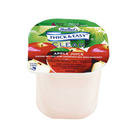 Hormel 41530 Thick & Easy Clear Nectar Consistency Apple Thickened Beverage, 4 oz Cup
