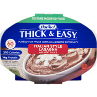 Hormel 60744 Thick & Easy Purees Italian Style Beef Lasagna Puree Thickened Food