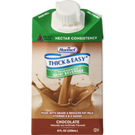 Hormel 72447 Thick & Easy Dairy Nectar Consistency Chocolate Milk Thickened Beverage, 8 oz