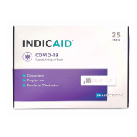 Indicaid 2110400 POC COVID-19 Rapid Test, 25-Pack POC