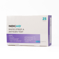 Indicaid IND-HG-STREP-25PPK Strep A Rapid Test, 25-Pack POC