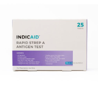 Indicaid IND-HG-STREP-25PPK Strep A Rapid Test, 25-Pack POC