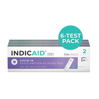 Indicaid P0038 COVID-19 Rapid Antigen Test, 2-Pack OTC