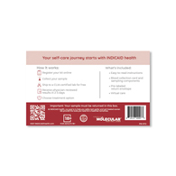 Indicaid RIH0124 Diabetes HbA1c Test, At-Home Collection OTC