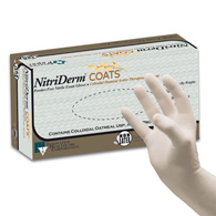 NitriDerm COATS Innovative Healthcare 125302-NitriDerm Coats Exam Glove, Large, White (CS/2000)