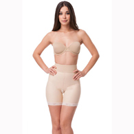 Isavela BE04 Stage 2 Open Buttock Enhancer Girdle-Mid Thigh-Sm-Black 