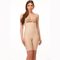 Isavela BS04 Stage 2 Body Suit With Suspenders-Mid Thigh Length 