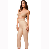 Isavela GR05 High Waist Abdominal Girdle with Zippers-XL-Black 